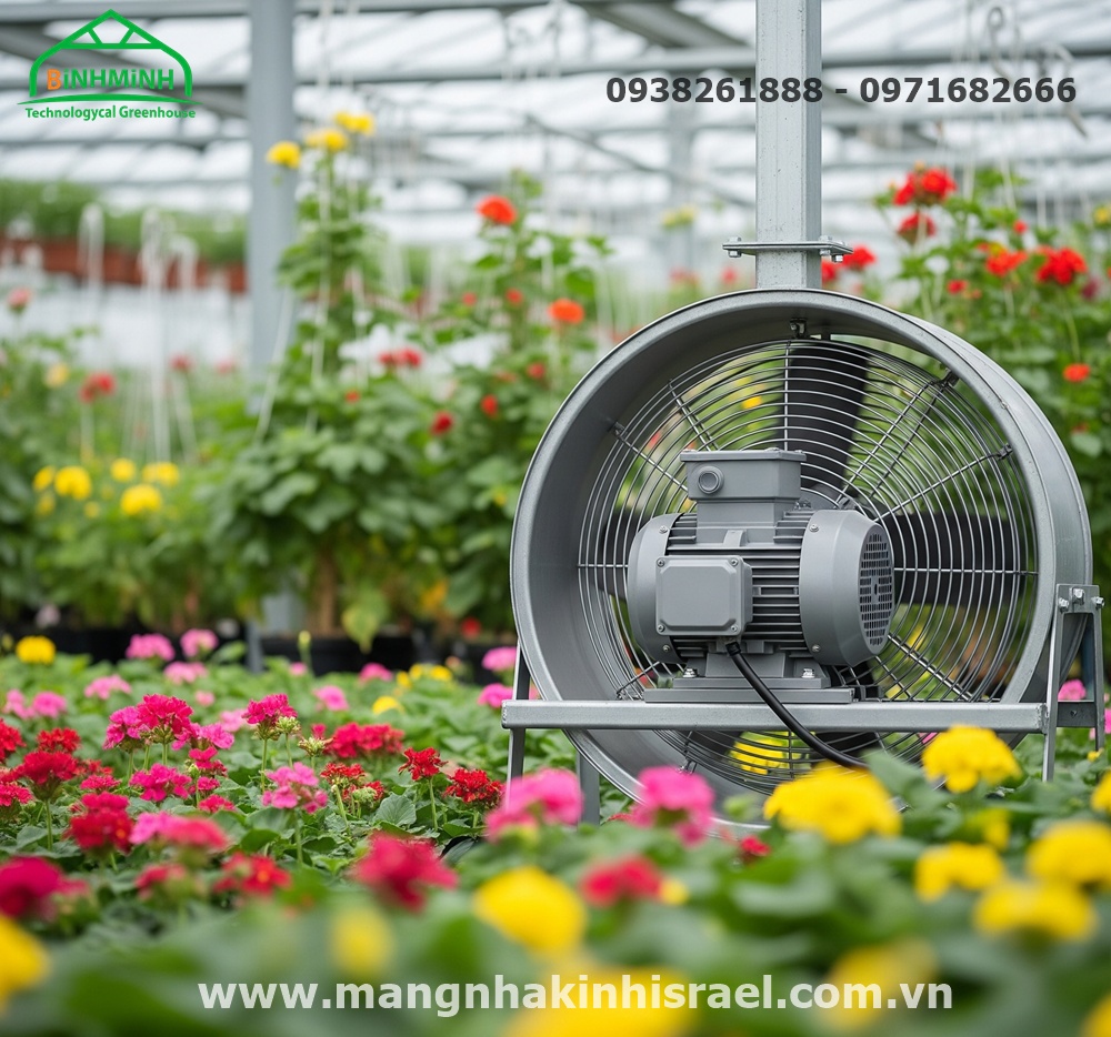 Quạt Đối Lưu Không Khí Màng Nhà Kính - Giải Pháp Tối Ưu Cho Nông Nghiệp Công Nghệ Cao